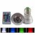 Bec LED Tip Spot 3W RGB cu Telecomanda Bec Soclu E27 220V