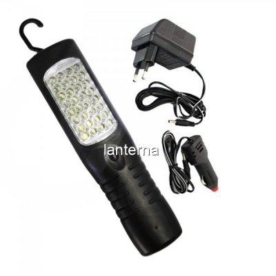 Lampa Reincarcabila 32+3LED cu Magnet si Agatatoare 12V 220V HS2035