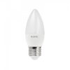 Bec LED C37 5W Alb Cald 3000K soclu E27 220V tip Lumanare UB60064